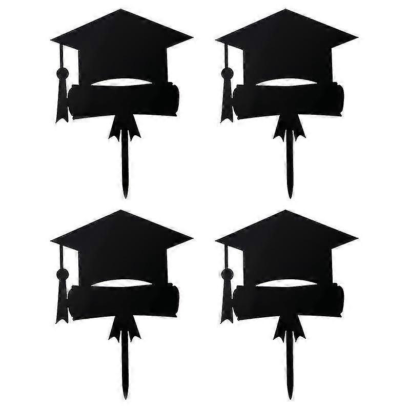 4pcs cake decorations , Graduation Cake Toppers