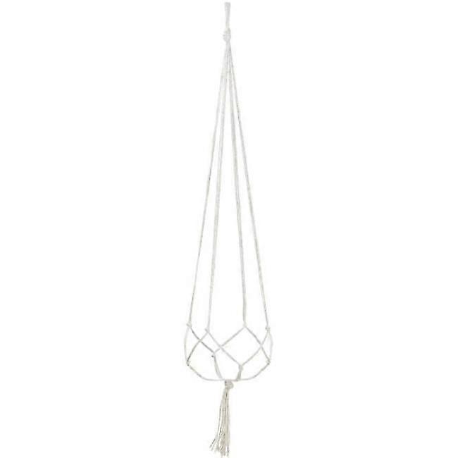 Makramee-amppeli - 120 cm White