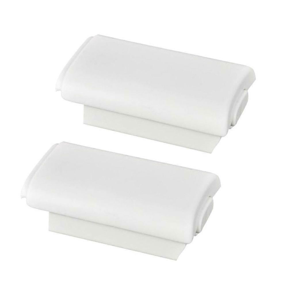 2Pcs AA Battery Plastic Hard Back Cover Case Protector Compatible Xbox 360 Controller