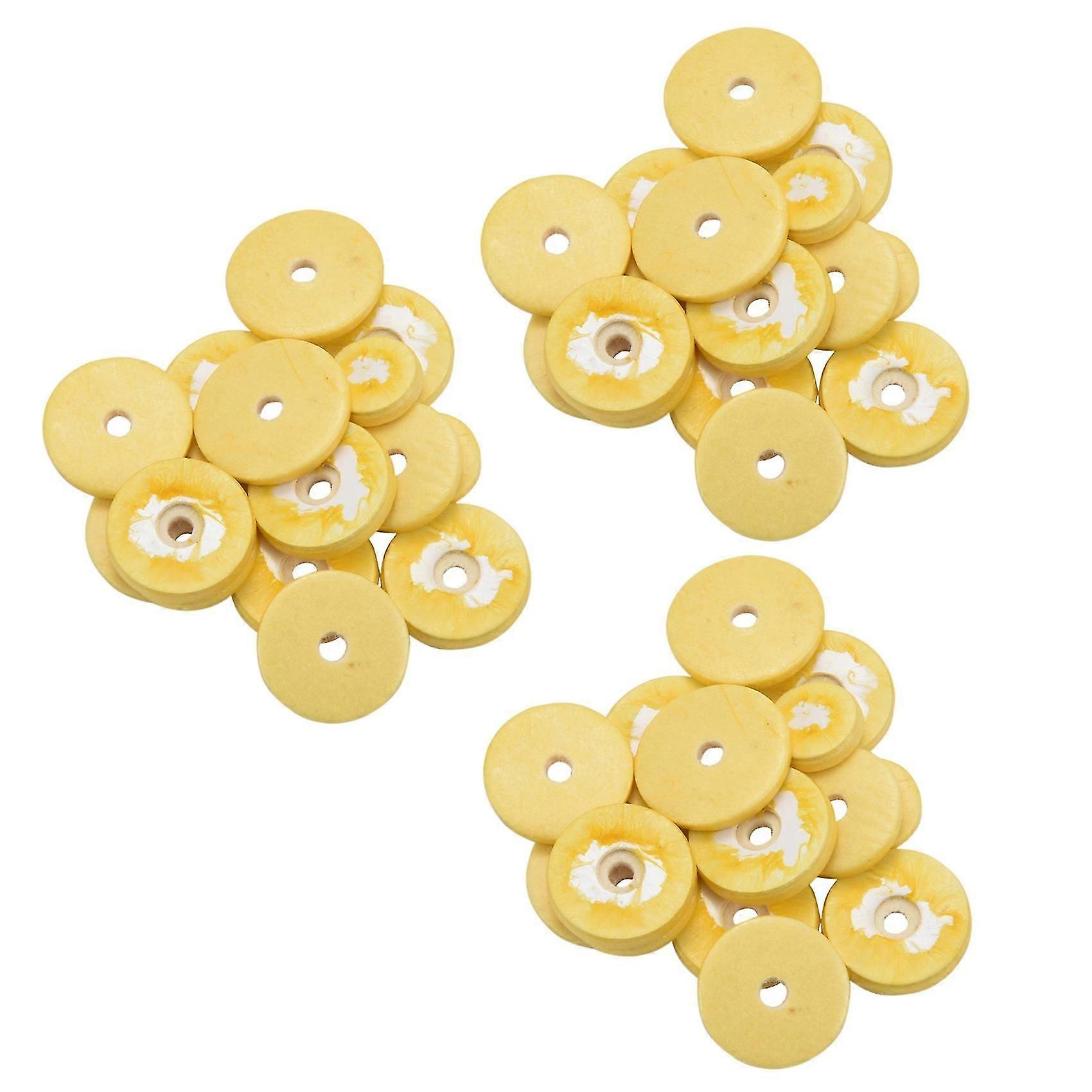 48 Pcs Flute Leather Pads Replacement Durable Exquisite Wind Instrument