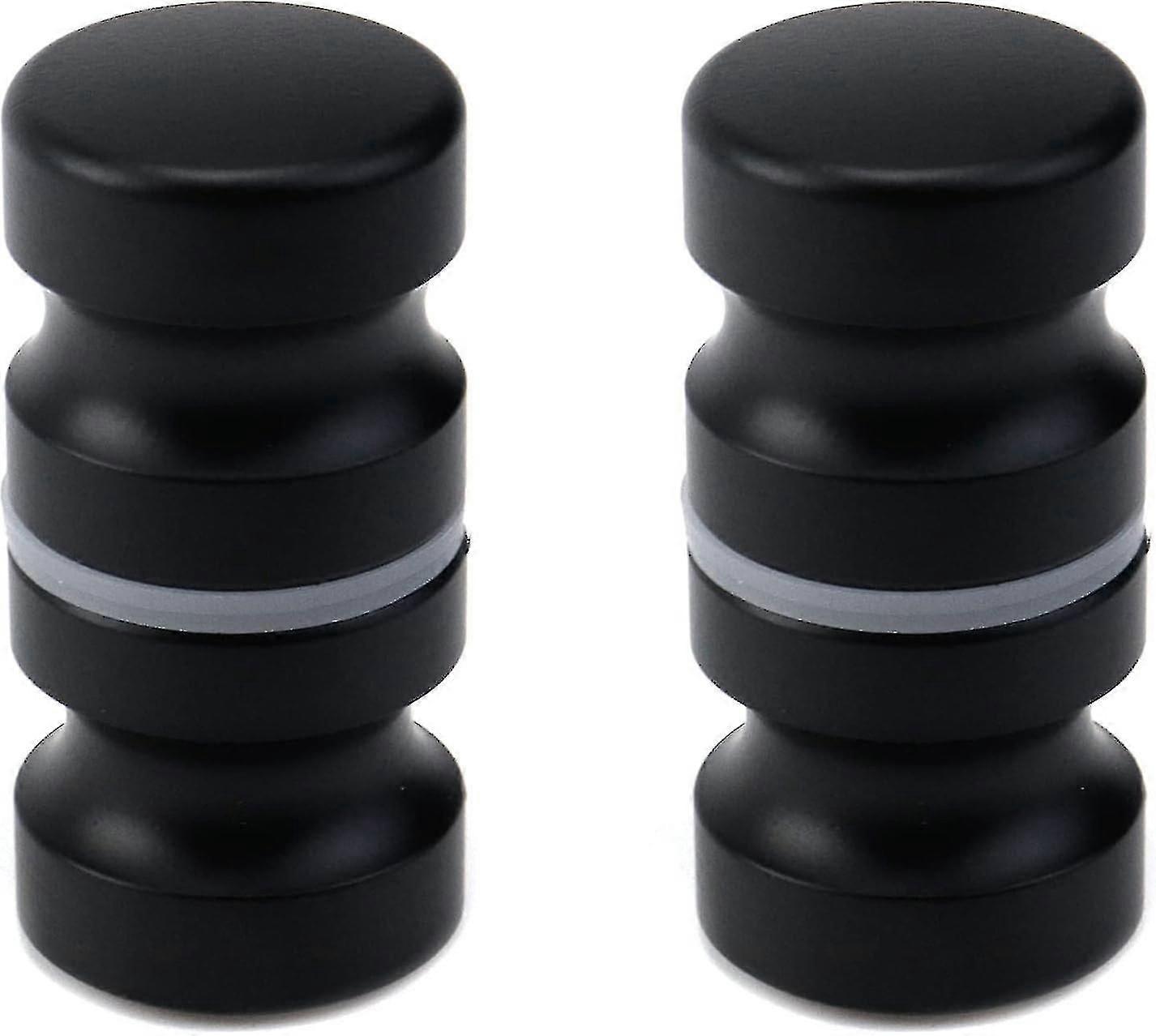 2pcs Black Bathroom Pull Handles, Shower Glass Door Knobs, Back To Back Shower Door Knobs