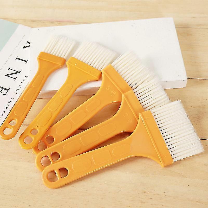 5 Piece Flat Brush Set, Set