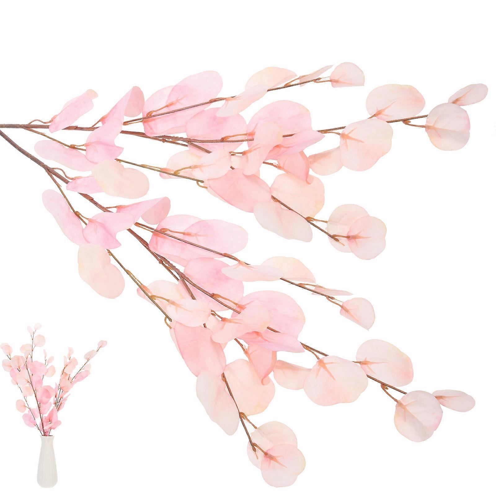 Artificial Eucalyptus Leaves Simulation Stems for Wedding Decor 2Pcs