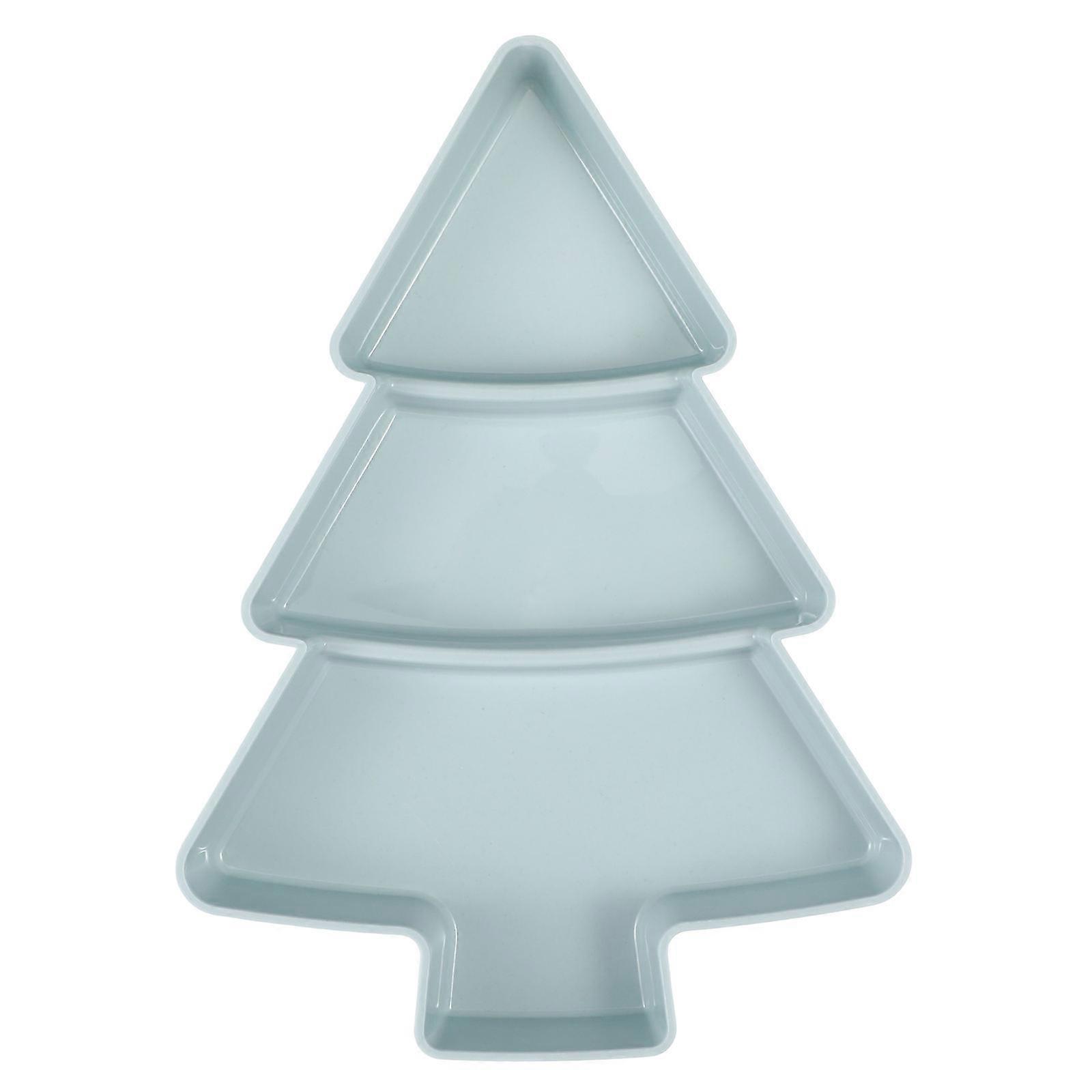 Creative Christmas Tree Shaped Plate for Nuts Storage Tray