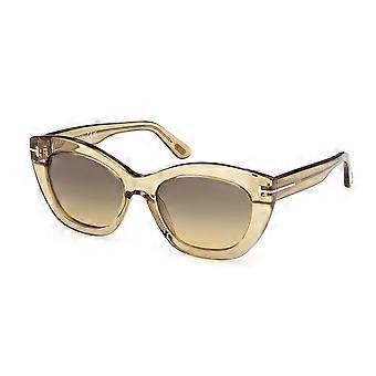 Lunettes de soleil œil de chat Tom Ford FT1285 LINDA-02 45B pour femme, monture complète, protection UV2, modèle original