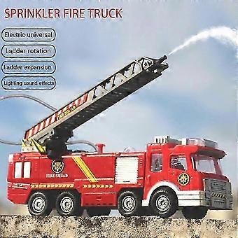 2026 Water Spray Truck Fire Engine Educational Toys Nontoxic With Sound And Light Simulation Electric Fire Truck