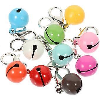 Assorted Color Cat Dog Collar Bells Pet Collar Bell for Ornament 10Pcs