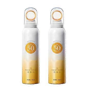 2X Hydrating Sunscreen Spray 150g Silky Hydrating Light SPF50 Sunscreen Spray Non-Greasy Oil-Free Sunscreen Mist Facial Mist