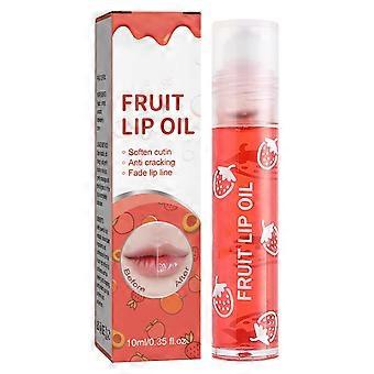 Plumping Lip Oil Gloss Hydrating Non Sticky Long Lasting Tinted Lip Balm for Teens with Sweet Donut Fragrance