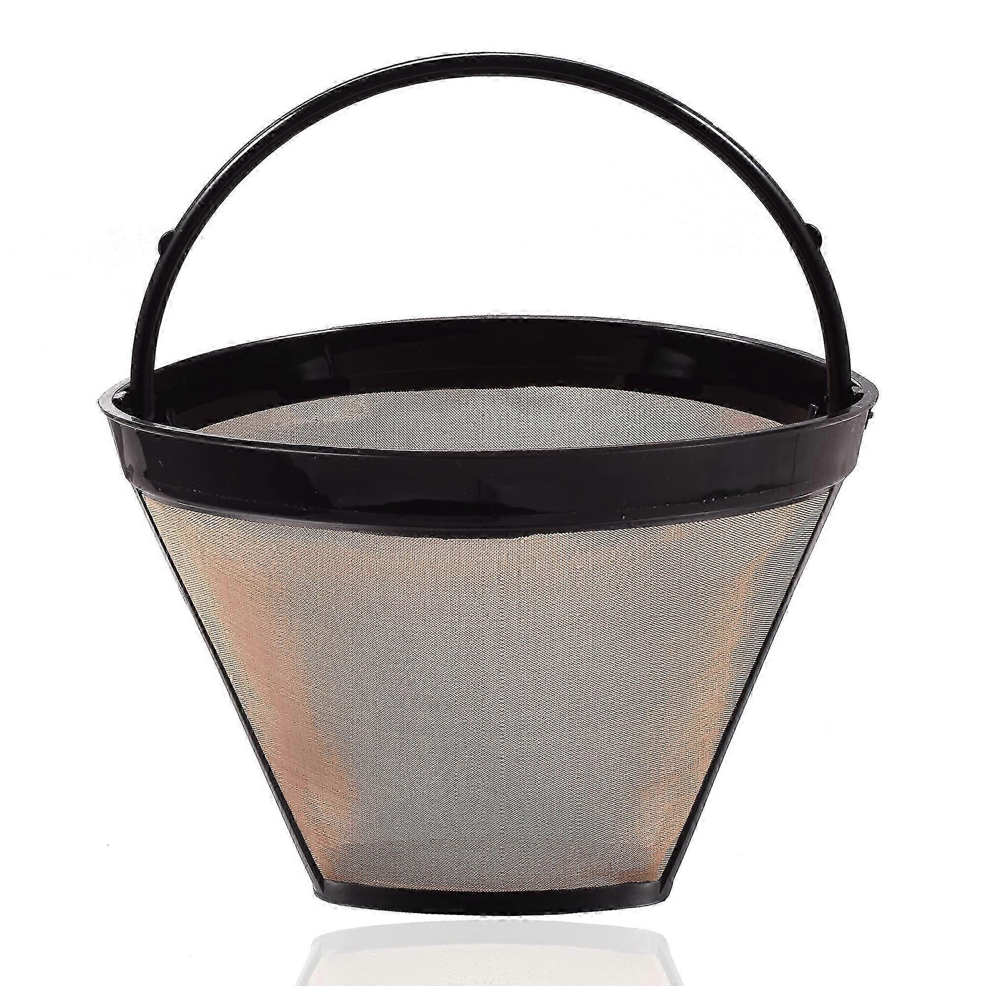 Reusable #4 Coffee Filter 8-12 Cup Brewing Replacement Single Unit