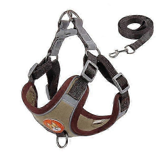Adjustable Pet Harness And Leash Set