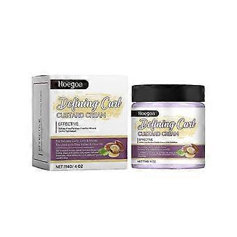 Curls Defining Custard Cream for For Delicacy Curls, Coils & Waves, Enriched with Shea Butter and Olive Oil, Moisture, Shine and Gentle Conditioning