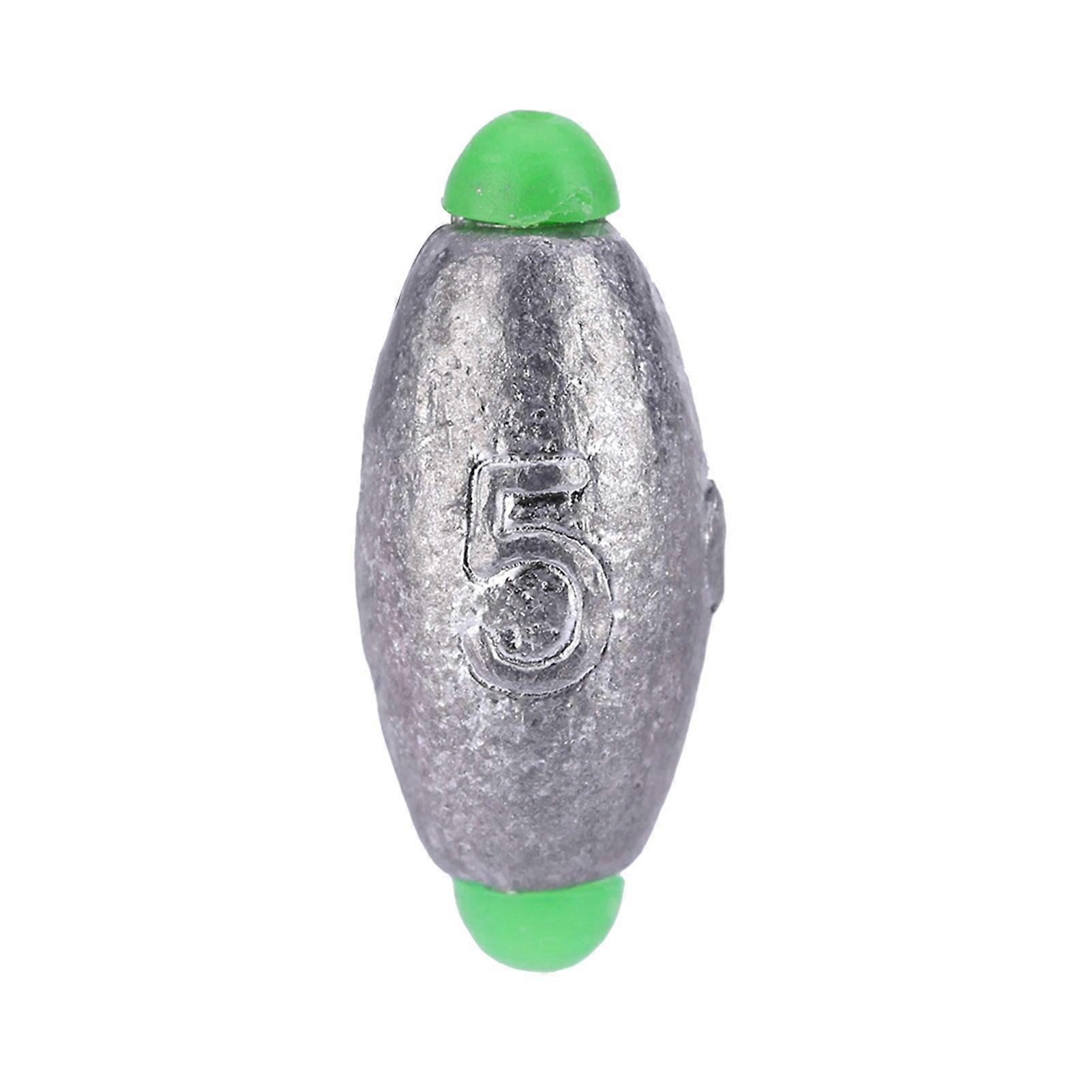 Removable Egg-Shaped Drop Shot Sinkers Corrosion-Resistant Streamlined