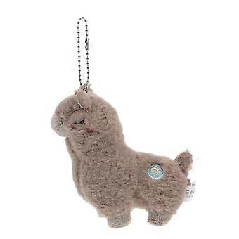 Plush Alpaca Keychains Small Stuffed Alpaca Keychain Pendant for Decor