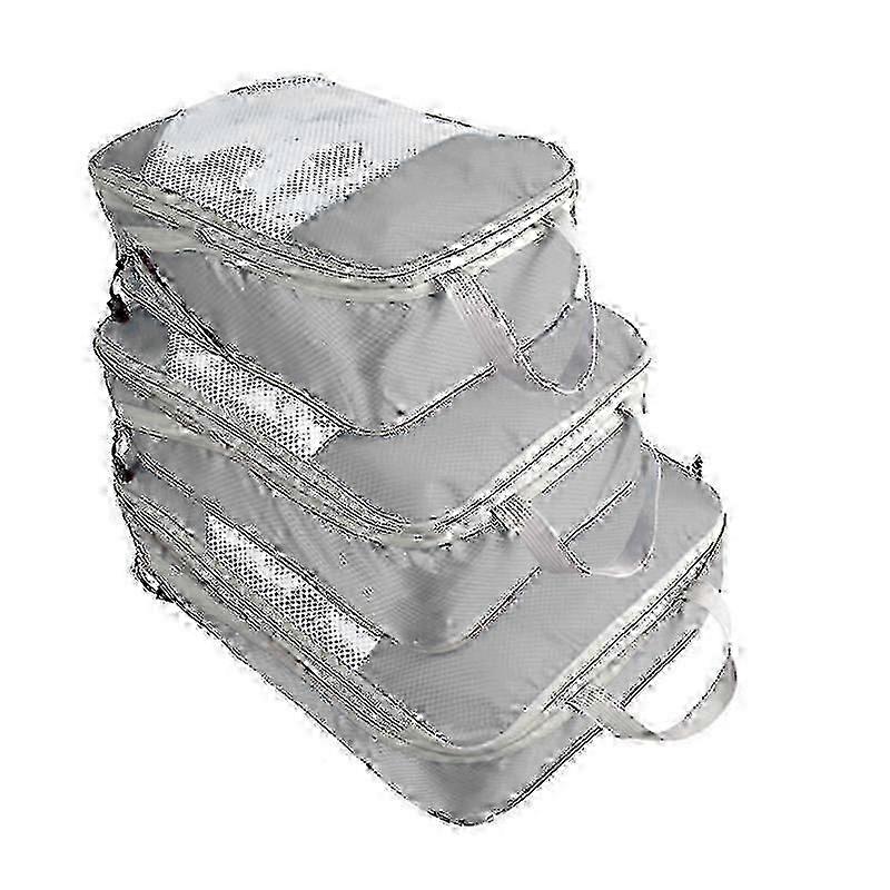 Organization set compatible with suitcases - pack cubes compatible with suitcase gray,New 2026