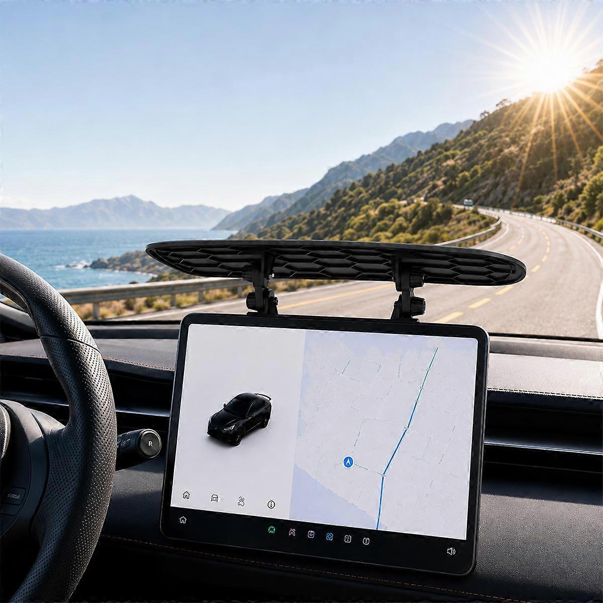 Car Center Consoles Multi-angle Adjustable Anti-Reflection Sunshade