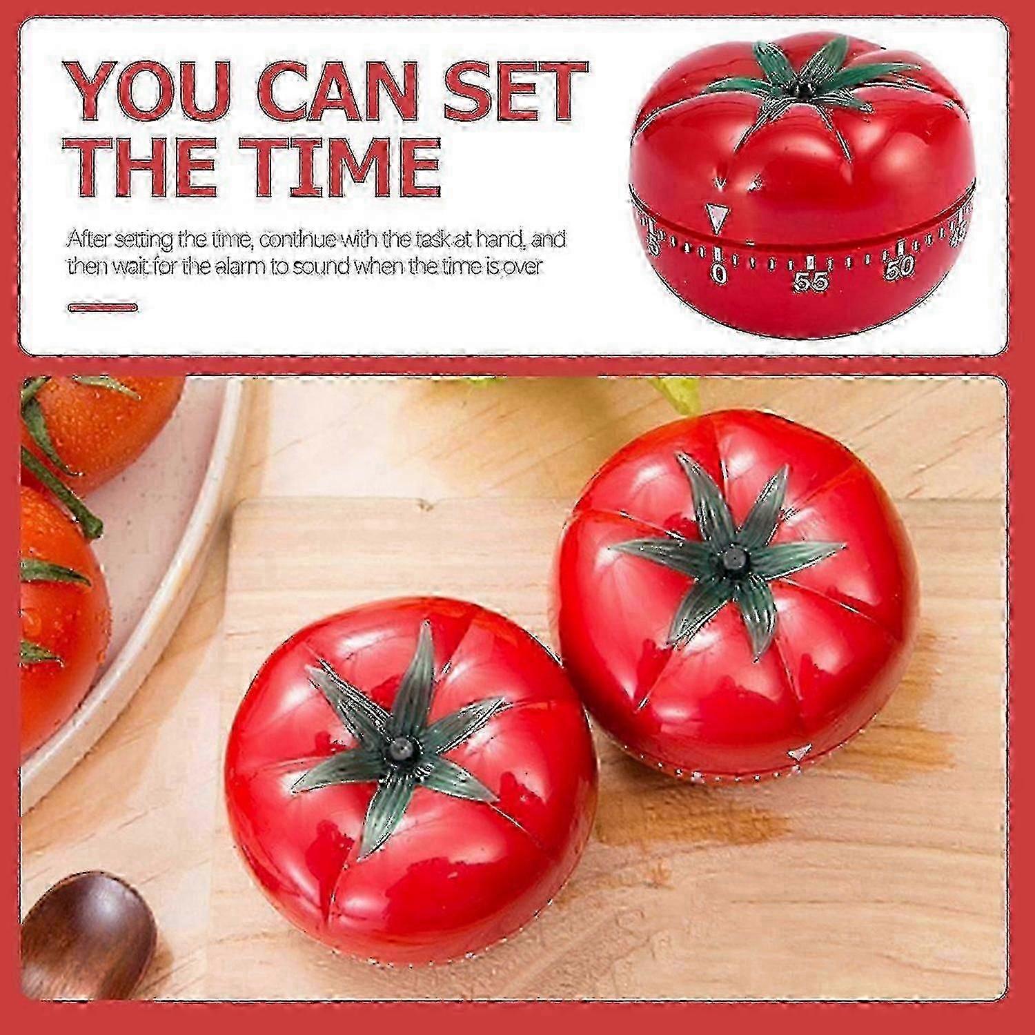 Cartoon Tomato Shape Kitchen Cooking Timer Baking Time Reminder
