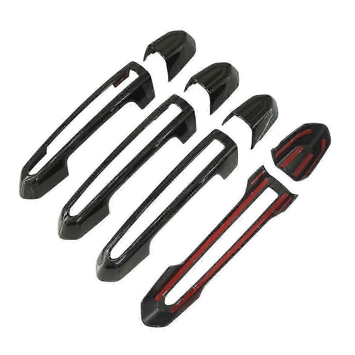 Black ABS Door Handle Cover Trim