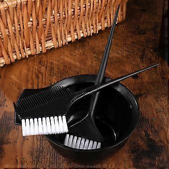 DIY Hair Dye Frcolor Hair Colouring Brush Comb Bowl Kit 3Pcs for Hairdressing