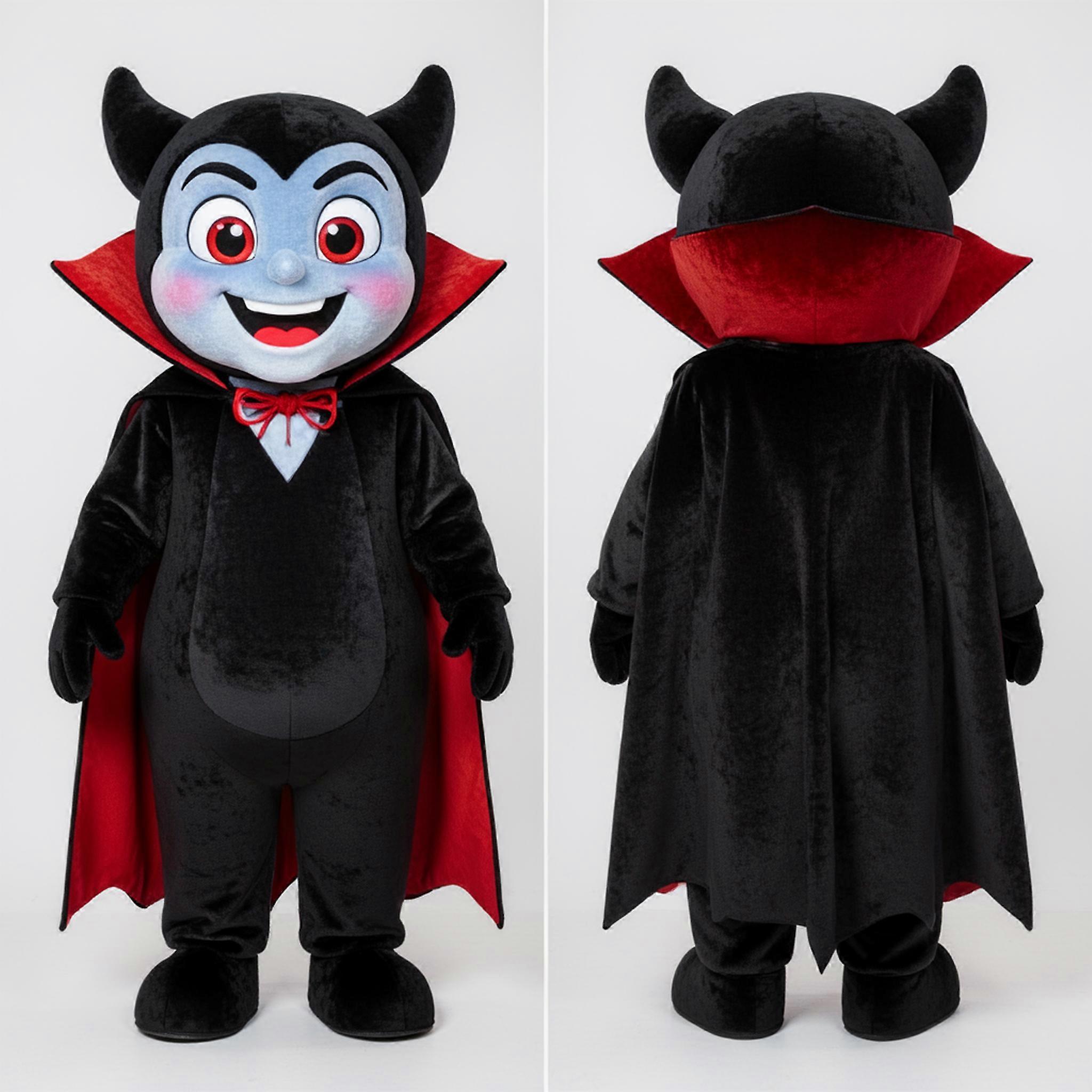 MASTICOT Ebony Black Vampire Mascot