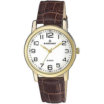 Stralende nieuwe Grand Quartz analoge man horloge met RA281604 Cowskin armband