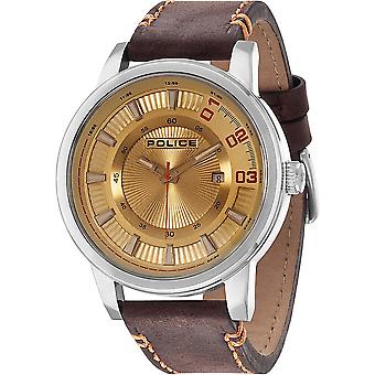 Polizei Uhren Sonnenuntergang Quarz Analog Man Watch mit R1451244001 Cowskin Armband