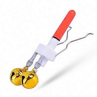 Night Fishing Bite Alarm LED Fishing Rod Tip Light with Dual Bells