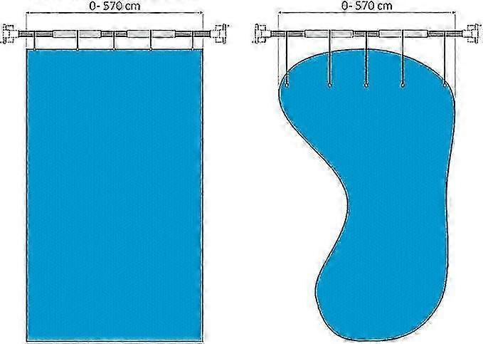 Pool Roller Fixing Kit 8 Nylon Straps Clamps