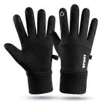 Waterproof Insulated Touch Screen Cycling Gloves, Windproof Breathable Winter Gloves for Men Women Outdoor Activities