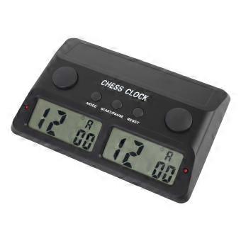 Schachuhr 3 in 1 Digitaler Schach-Timer mit Countdown-Zeitlimit Sekundenfunktion hinzufügen für Chinese Chess International Chess Weiqi