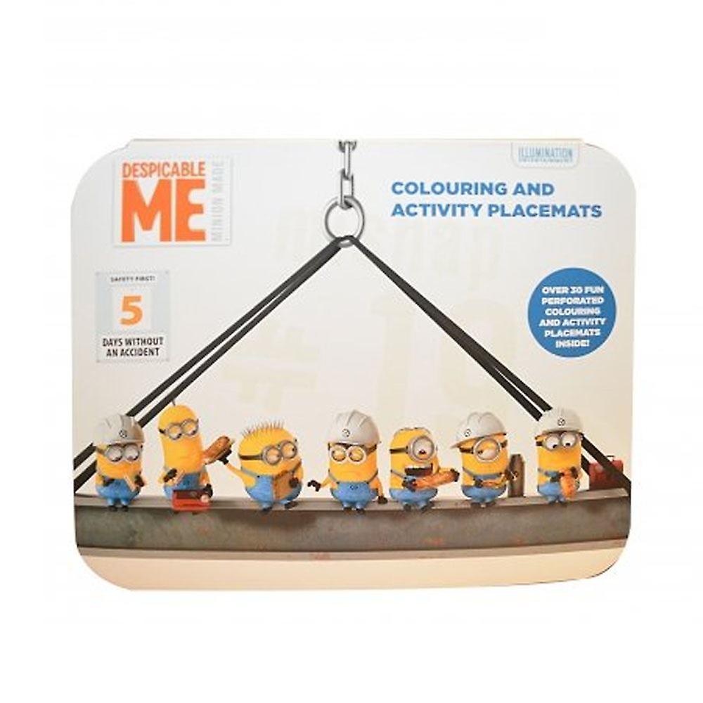 Despicable Me Colouring & Activity Placemats Childrens Party Stocking Filler