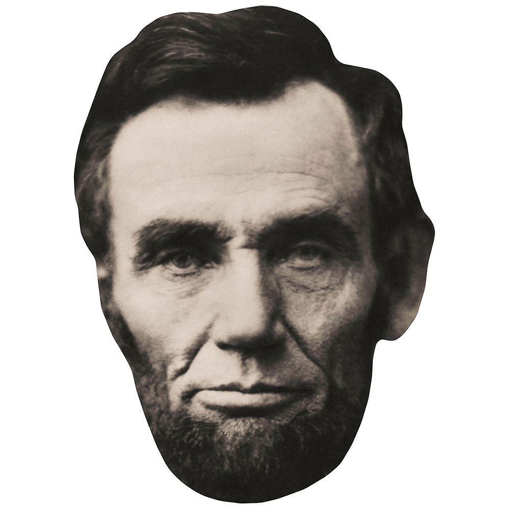 Abraham Lincoln (Beard) Celebrity Mask, Flat Card Face