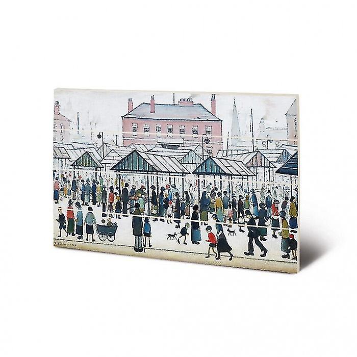 L.S.ローリーマーケットシーン、ノーザンタウン、1939年、プラーク