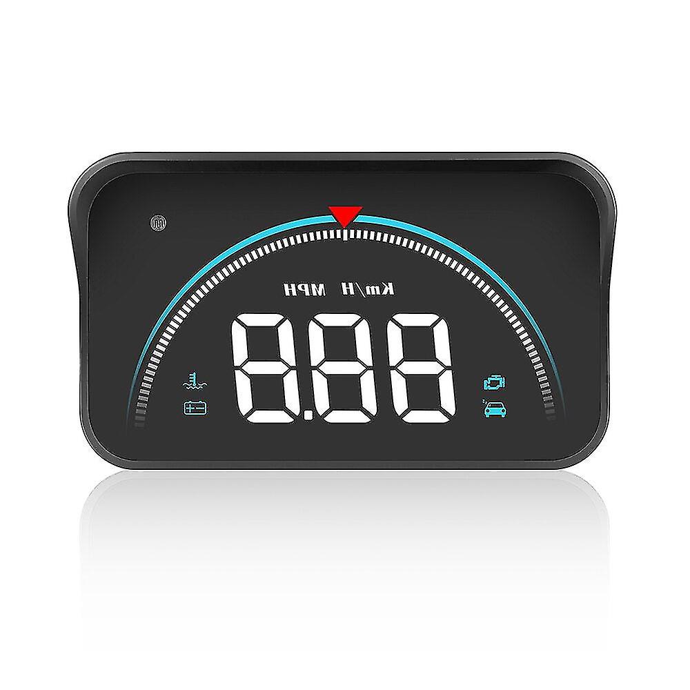 M8 Car Hud Up Display Obd2 Ii Overspeed Warning System Speed Projector Volta Alarm Rpm Volta Demperature