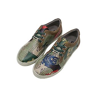 Women Vegan Leather Turquoise Ankle Boots Waves of Koi 