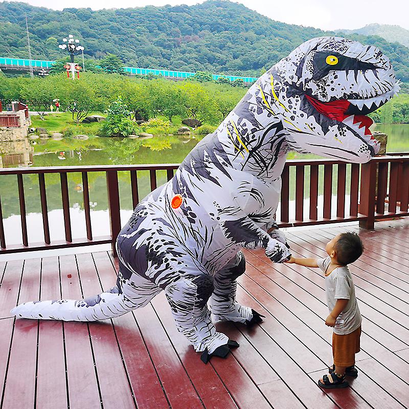 Adulti Bambini T-Rex gonfiabili dinosauro costumi vestito vestito