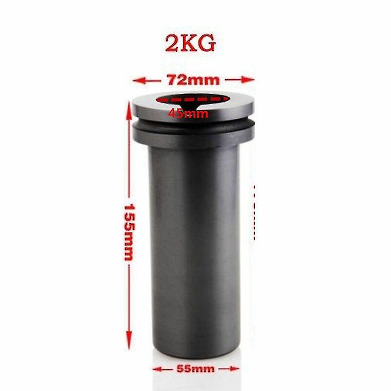 Hochreiner Graphittiegel 1-5 kg Einzel- oder Doppelring Schnellschmelzendes Metall Gold Silber Guss M