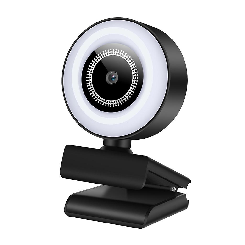 B12 1080P Webcam Computer Web Camera 3 Light Mode 360Rotate Live Broadcast