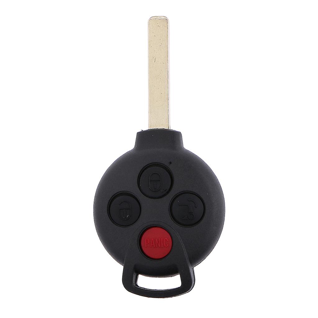 Replacement Shell Remote Key Case Fob 4 Button for  Smart Fortwo
