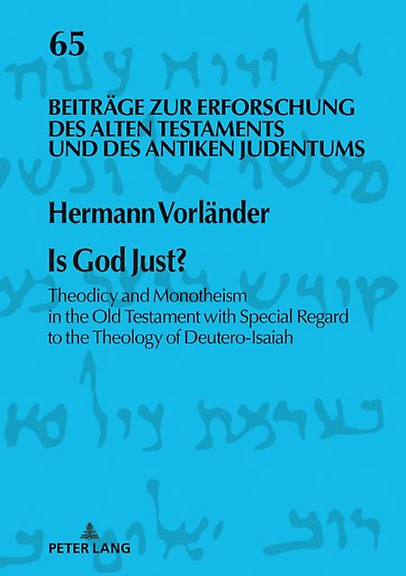 Is God Just by Hermann Vorlander Paperback Book