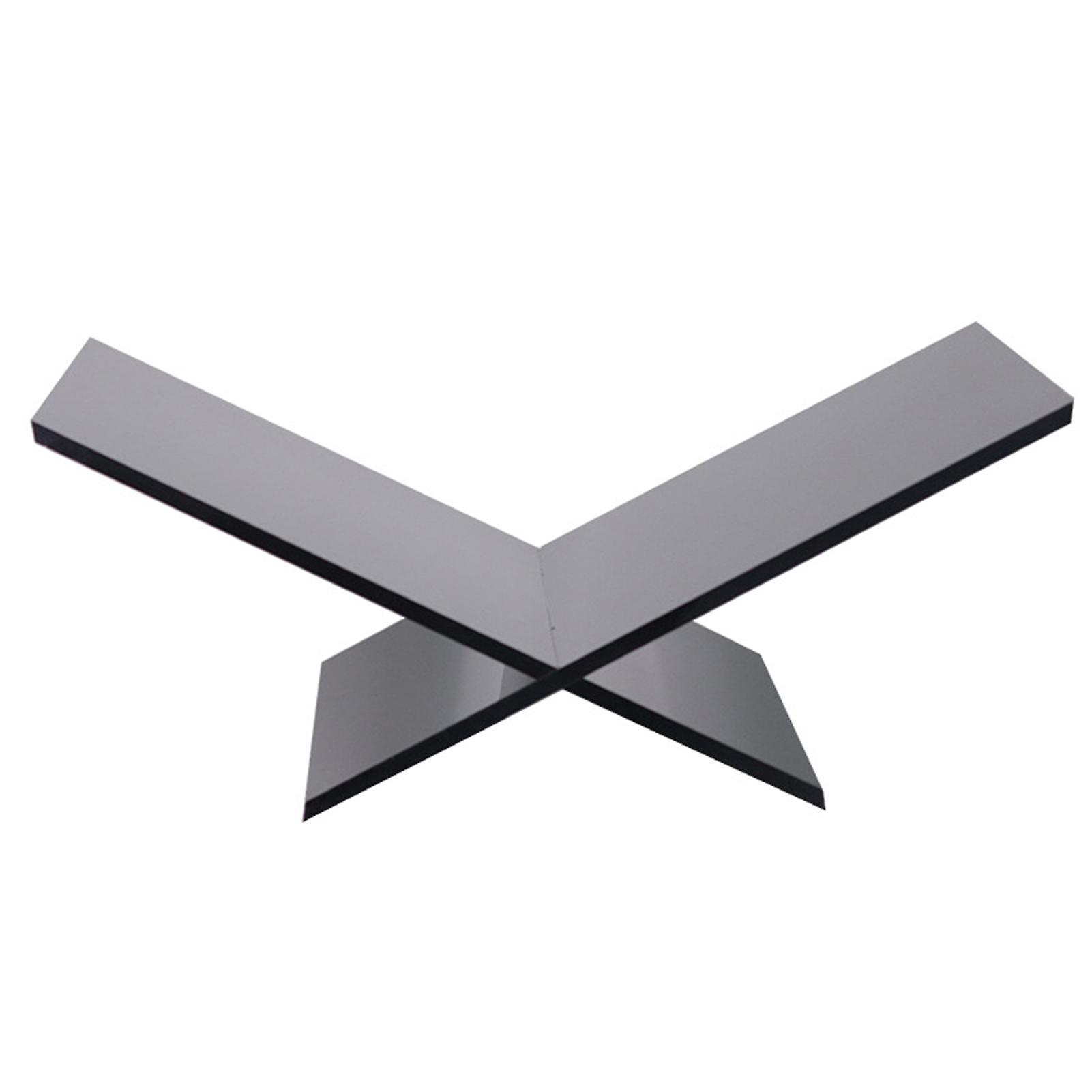 Klares robustes offenes Bücherregal mit modernem einfachem Design für Home-Office-Arbeitszimmer Schwarz