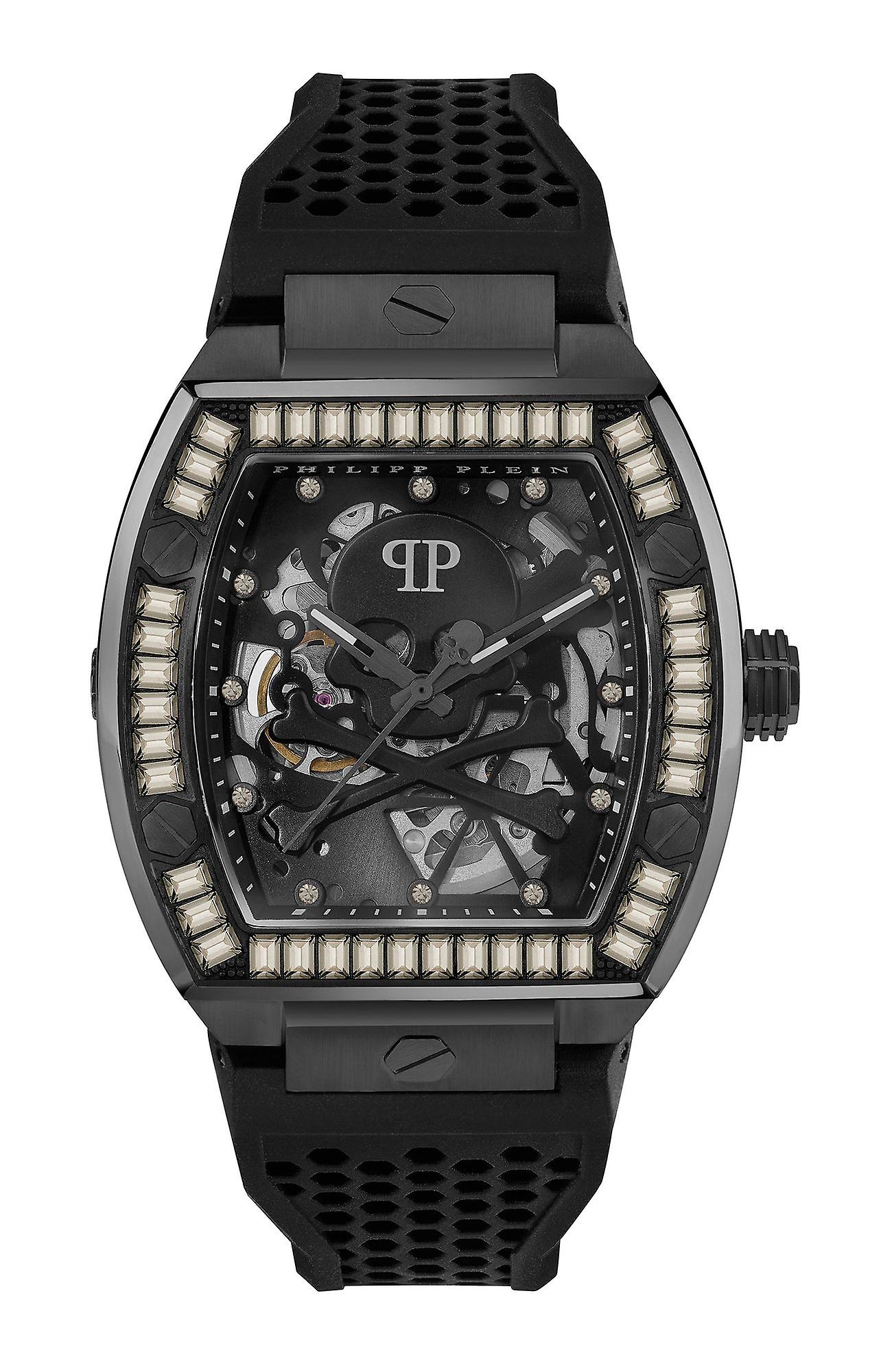 Philipp Plein Men's Watch Automatic $KELETON PWBAA1923 Silicone