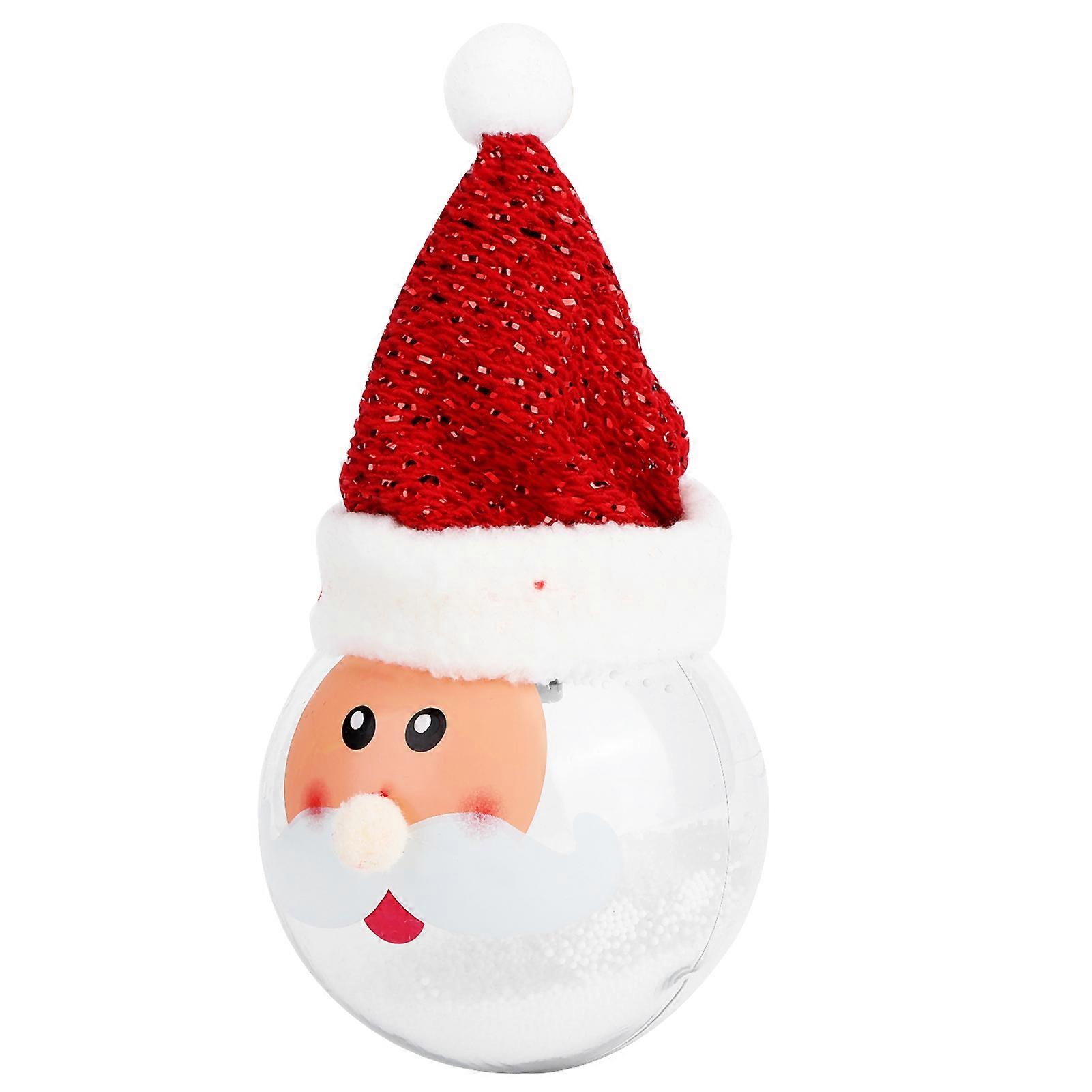 GPB Christmas Tree Cute Hanging Christmas Ball Light Ornaments for Home Party Pendant DecorationSanta Claus Type