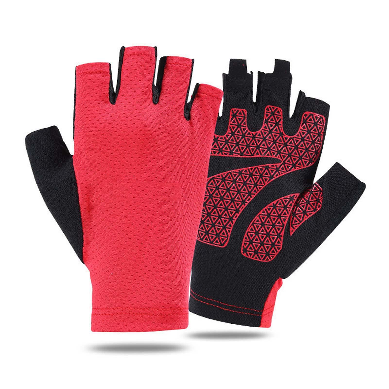 Half Finger Cycling Gloves Prevent Calluses Fast Drying Sports Gloves for Climbing Mountaineering