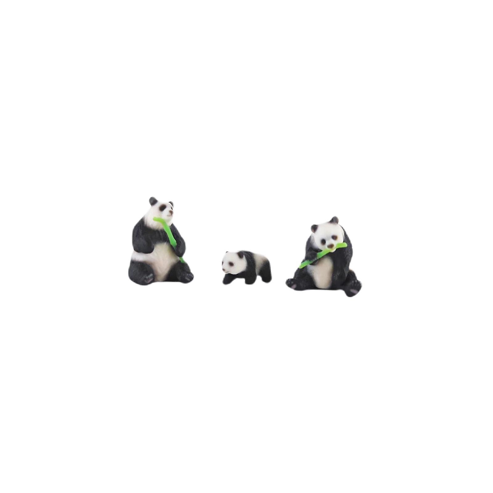 Miniatur Harz Pandas 1/87 Mikro Landschaften Tortenaufleger Sammlerstücke Stil A