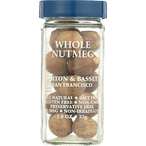 Morton & Bassett Nutmeg Whole, 2.2 Oz (Pack of 1)