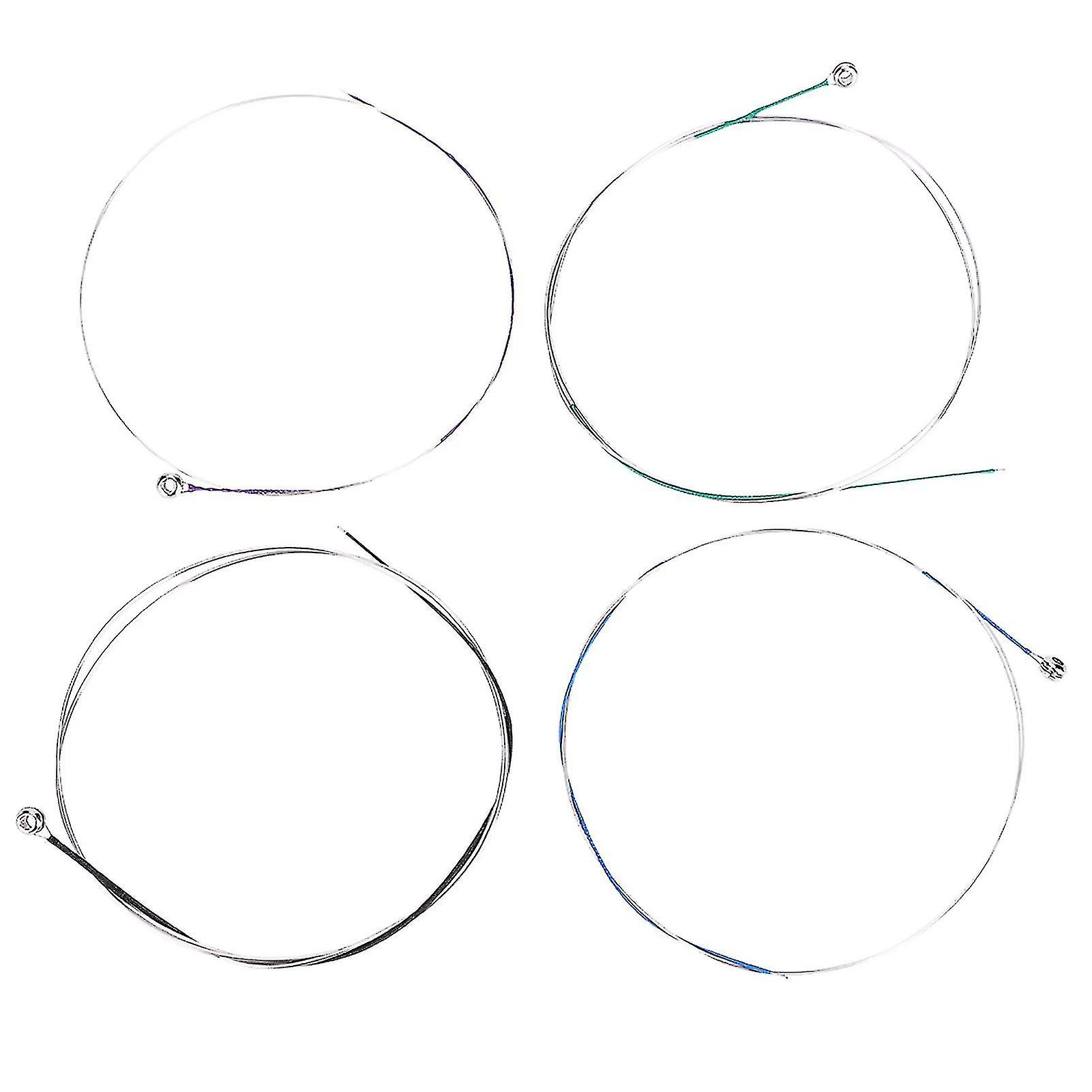 4/4 Violin Steel Strings Set 010-029 Silver Wound Durable