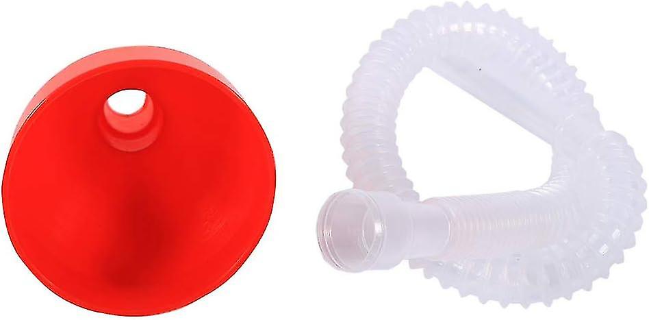 Plastic Funnel Set, Universal Mini Red Flexible Funnel Automotive Car Motorcycle Truck Van Vehicle Plastic Filling Funnel With Soft Pipe Spout Pour Fu