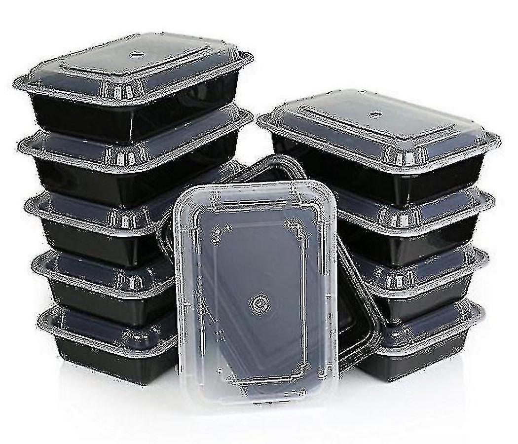 Kabalo 10 Pack Stackable Microwave Re-usable Lunchbox Food Container Meal Boxes Changzhao