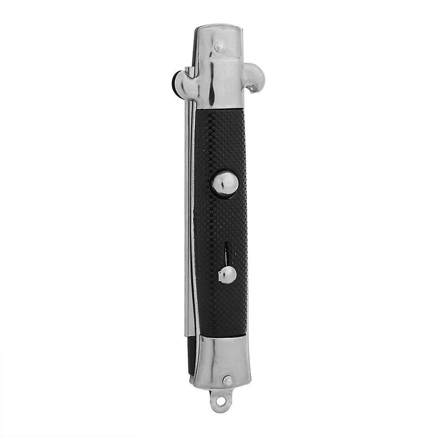 Oil Hair Comb Switchblade Spring Pocket Oil Hair Comb Folding Automatic Push Button Brush for Head H